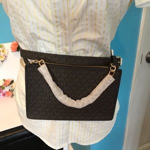 Michael Kors Signature Metal Chain Belt Bag
